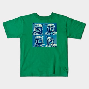 Galactic Hunter's Helmet 2 - Boba Fett Style Kids T-Shirt